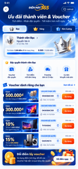 App siêu thị điện máy
